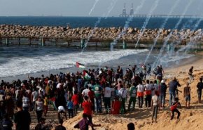 الاحتلال يطلق النار على المسير البحري الـ 19 شمال غزة 