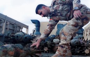 بالصور.. صواريخ جهنم بيد الاستخبارات العسكرية في الانبار