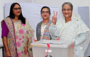 الشيخة حسينة تحقق فوزا كبيرا في الانتخابات البنغلادشية