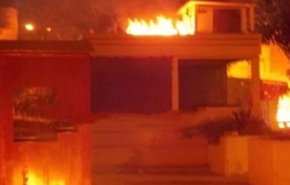 حريق في السفارة المصرية لدى الجزائر
