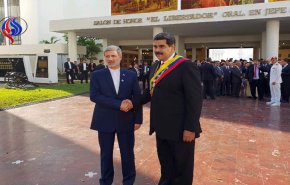 العميد حاتمي شارك بمراسم اداء مادورو اليمين الدستورية