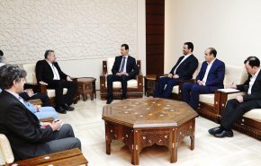 دیدار هیئت پارلمانی ایران با بشار اسد