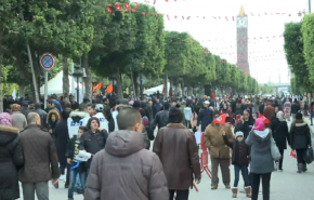 بالفيديو... احياء الذكرى الـ 8 للثورة بتونس وسط اتقسام يسود الشارع 