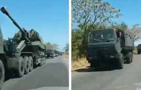 حرکت تانک‌های ارتش ونزوئلا به سوی مرز با کلمبیا 