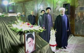 تجدید میثاق رییس جمهور و اعضای هیات دولت با آرمانهای امام راحل و شهیدان