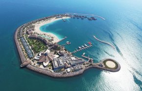 جزیره «موز» در آبهای قطر + عکس
