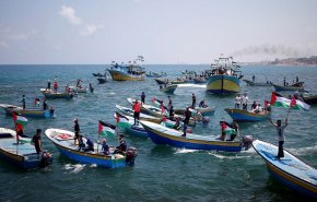 شهادت مجروح تظاهرات دریایی در سواحل غزه