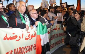شاهد وقفة احتجاجية في المغرب ضد حفل لفنان داعم للكيان الصهيوني