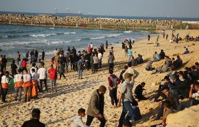 20 اصابة خلال الحراك البحري شمال قطاع غزة