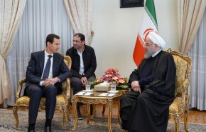 شاهد: الرئيس روحاني يستقبل الرئيس الاسد في طهران