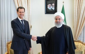 اول فیدیو لتواجد الرئیس الاسد فی ایران ولقائه الرئیس روحاني