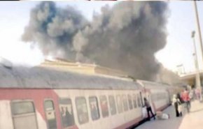 24 قتیلا و 50 جریحا إثر حريق ضخمة بمحطة القطار بالقاهرة 
