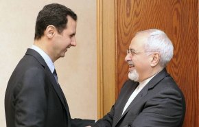 الأسد يدعو وزير الخارجية الايراني جواد ظريف لزيارة دمشق
