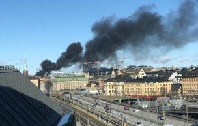 انفجار یک اتوبوس در مرکز استکهلم