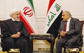 رئیس الوزراء العراقي يستقبل روحاني في مكتبه ببغداد