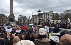 تظاهرات ده‌هاهزار نفری لندنی‌ها علیه نژادپرستی و اسلام هراسی