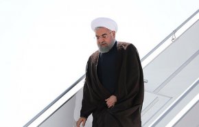 الرئيس روحاني يصل الى محافظة كلستان