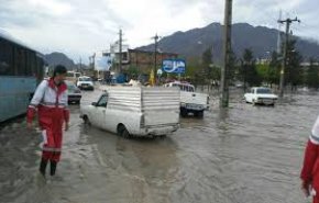 شاهد... اجراءات وقائية للحد من اثار السيول في ايران 