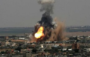 قصف جوي شرق مدينة غزة