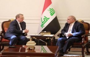 دیدار فرستاده ویژه پوتین با نخست‌وزیر عراق در بغداد