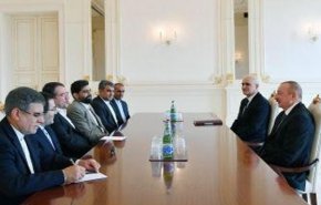 وزير الصناعة الايراني يلتقي الرئيس الاذربيجاني