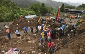 28 قتيلا في انهيار أرضي في كولومبيا