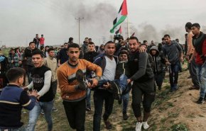 إصابات بقمع الاحتلال مسيرات يوم القدس شرقي القطاع

