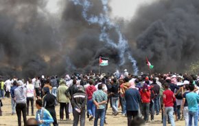 60 إصابة بقمع الاحتلال للمشاركين بجمعة الوحدة الوطنية 