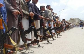 وقفة احتجاجية بمدينة حجة اليمنية تنديدا باستمرار العدوان