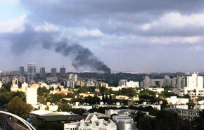 آتش‌سوزی گسترده در پادگانی در مرکز تل آویو