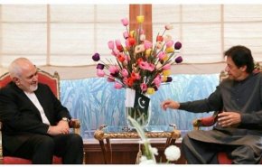 ظریف با نخست‌وزیر کشور پاکستان دیدار کرد