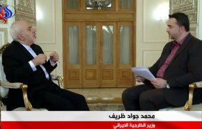 ظريف لقناة العالم: الشعب الفلسطيني سيفشل صفقة ترامب