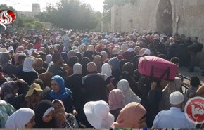 حرکت ده‌ها هزار فلسطینی به سمت مسجدالاقصی