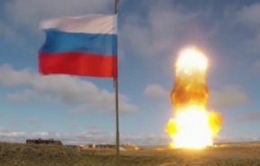 شاهد.. تجربة ناجحة لاطلاق صاروخ دفاع جوي روسي جديد 