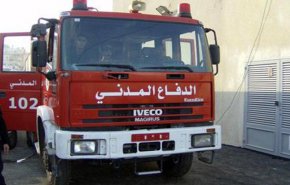 بالصورة.. مول يحترق في كربلاء والدفاع المدني يتحرك