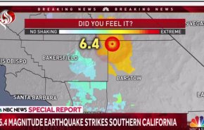 تصاویری از پیامدهای زمین لرزه 6.4 ریشتری در جنوب کالیفرنیا