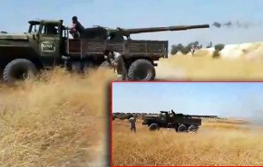 مشهد غريب في سوريا: تجهيز سيارة ‘أورال’ بمدفع دبابة
