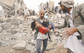 تحالف العدوان يقتل اليمنيین ويتعهد بتقديم المساعدات ويخلف وعده
