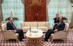جهانگیری با رییس جمهور ترکمنستان دیدار کرد/ معاون اول رییس جمهور: همکاری‌های ایران و ترکمنستان به نفع پیشرفت منطقه است