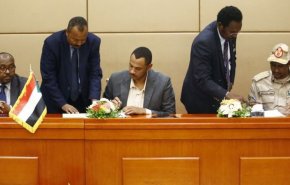 مراسم توقيع الوثيقة الدستورية في السودان 