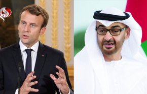 رئیس‌جمهور فرانسه با ولی‌عهد ابوظبی گفتگو کرد