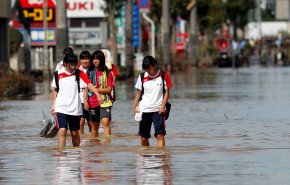 إجلاء نحو 850 ألف شخص بسبب الأمطار في اليابان