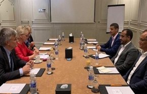 دیدار هیأت انصارالله یمن با وزیر خارجه سوئد در عمان