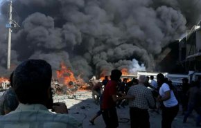 انفجار در اعزاز سوریه با ده ها کشته و زخمی + فیلم