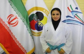لاعبة كاراتيه ايرانية تتأهل إلى نهائي الدوري العالمي