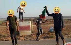 رودست جوانان فلسطینی به نظامیان صهیونیستی در مرز غزه