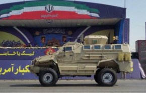 عرض عربة تكتيكية ايرانية مضادة للالغام والكمائن
