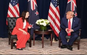 دیدار محتاطانه ترامپ و نخست وزیر نیوزیلند