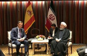 سران ایران و اسپانیا بر توسعه مناسبات و همکاریهای تهران- مادرید تاکید کردند/ مخالفت با تحریم های یکجانبه آمریکا و تبادل نظر درباره "ابتکار صلح هرمز"
