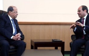  الرئيس اللبناني يلتقى نظيره المصري في نيويورك